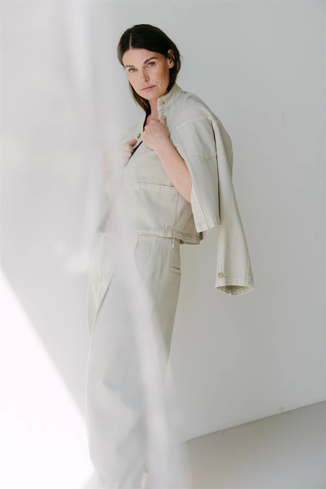 EveliseS6 Jacket | Beige jeans - Afbeelding 3