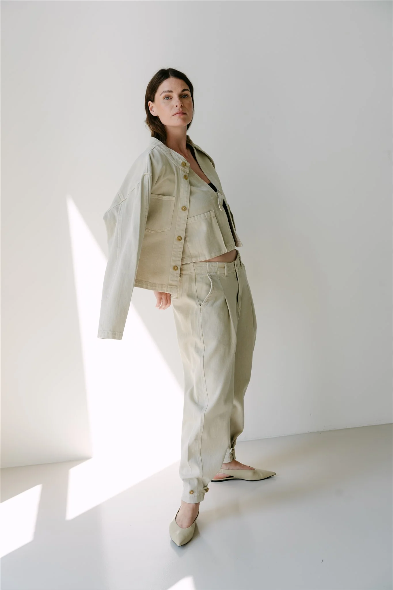 YelenaS6 Jeans | Beige jeans - Afbeelding 3