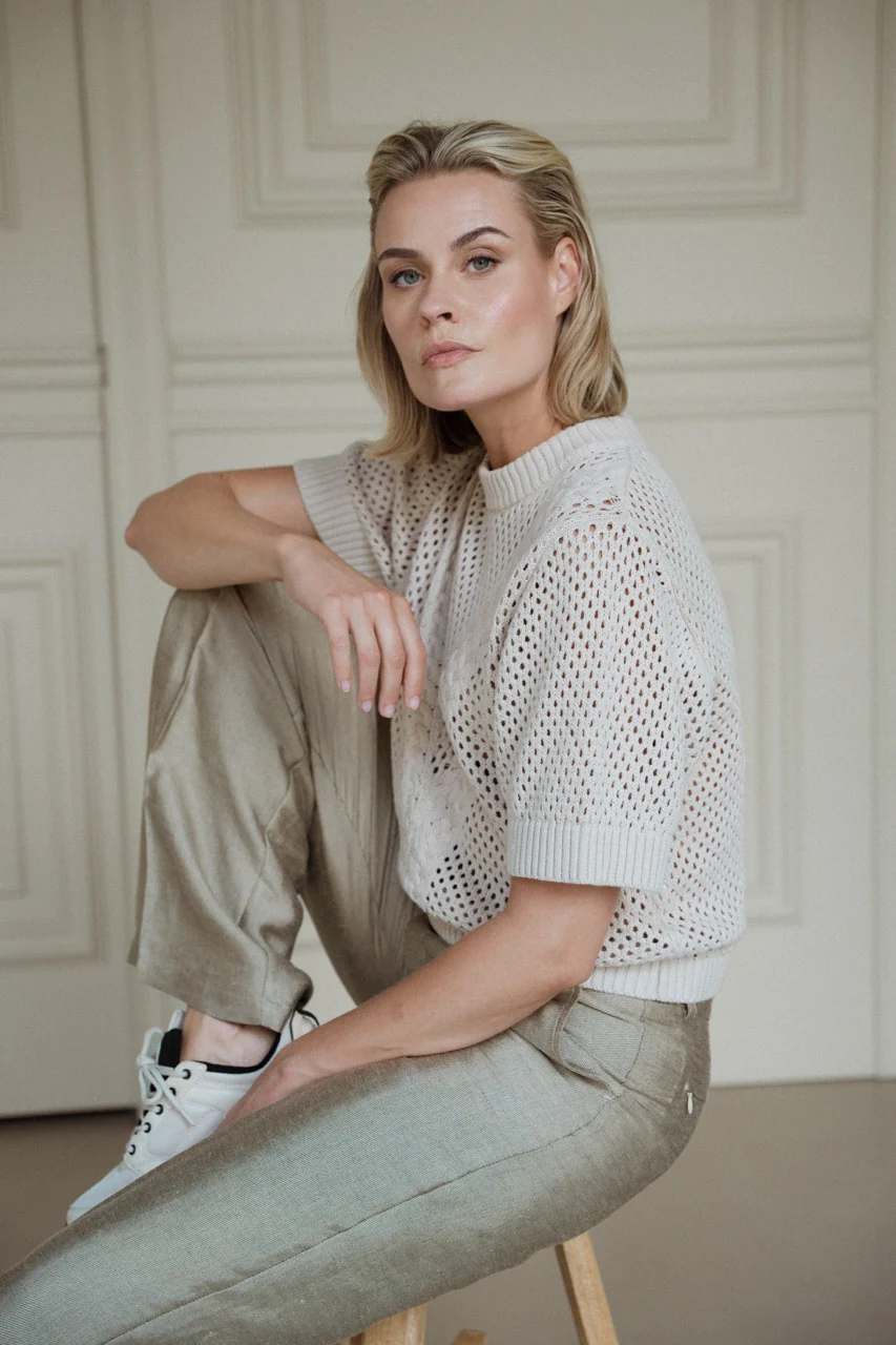 Broek Yon | Aímée the Label | Green Sparkling - Afbeelding 2