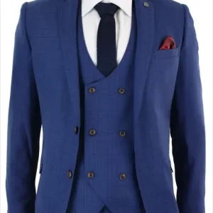 Blauw pak | Driedelig kostuum | George