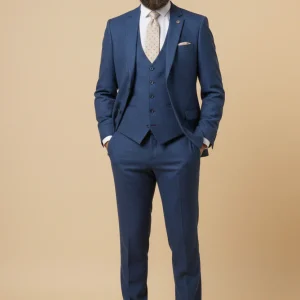 3-delig Heren Kostuum - Marc Darcy Ashley Navy