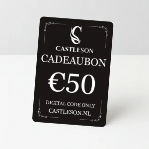 €50 CASTLESON Cadeaubon – Voor herenpakken & accessoires