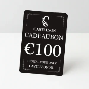 €100 CASTLESON Cadeaubon – Voor herenpakken & accessoires