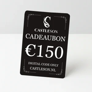 €150 CASTLESON Cadeaubon – Voor herenpakken & accessoires