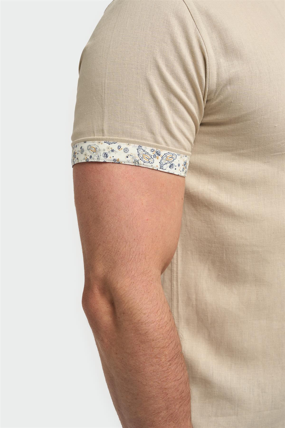 Cavani - Matera Short Sleeve Taupe - Afbeelding 7