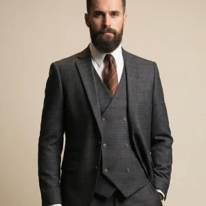 CASTLESON Phantom - Driedelig Herenpak Grey