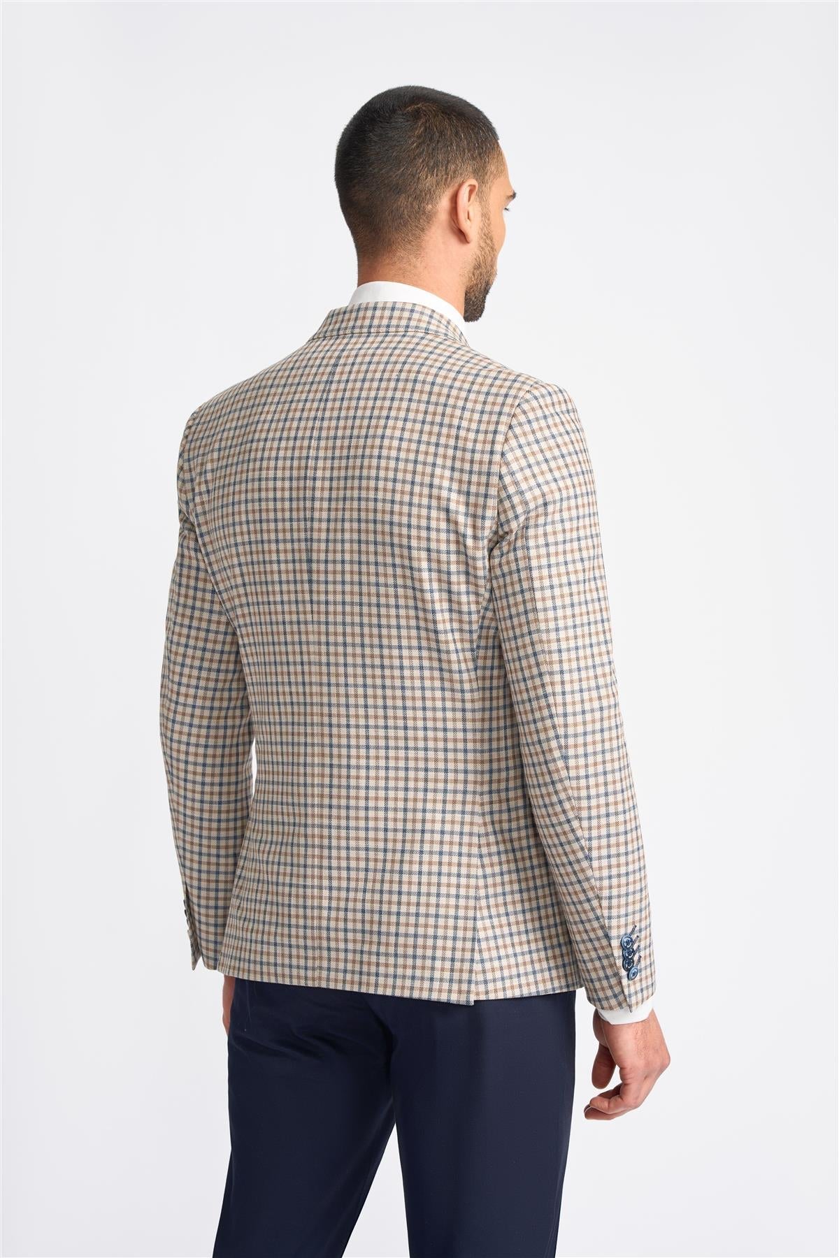 Cavani - Colbert Double Breasted Sergio Beige - Afbeelding 7