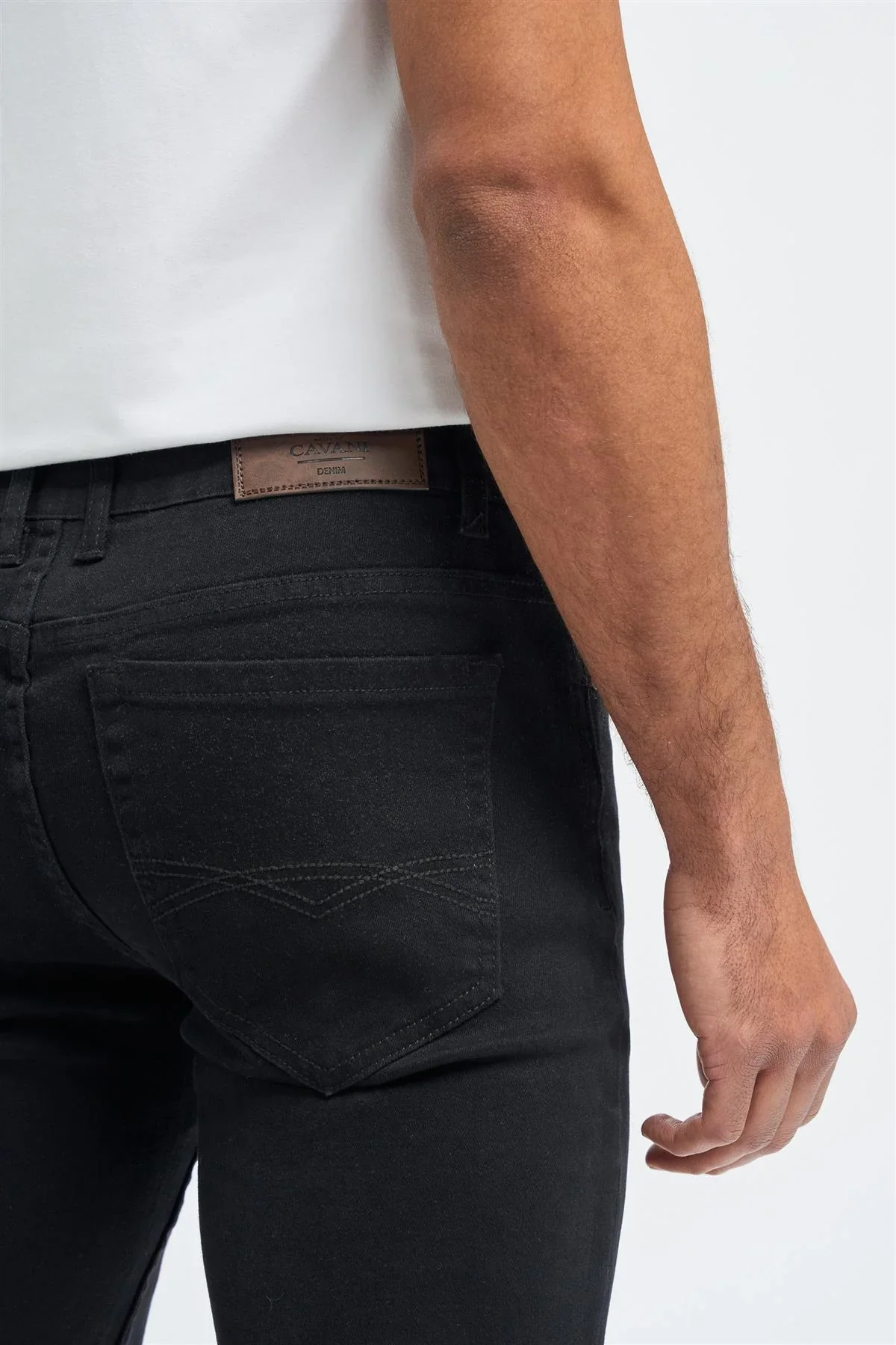 Cavani Heren Jeans - Milano Black - Afbeelding 6