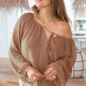 Blouse Yira Estampado Taupe