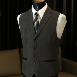 CASTLESON - Gilet Chief Grey