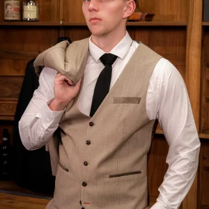 CASTLESON - Gilet Major Beige