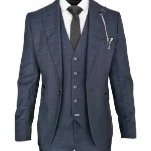 Heren kostuum Navy blue - Cavani Caridi