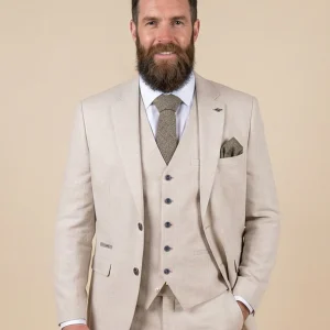 Driedelig pak - Cavani Miami Beige