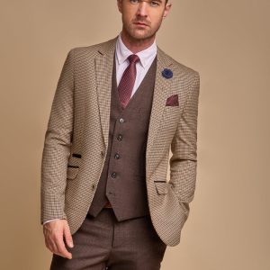 Driedelig heren kostuum Cavani Elwood houndstooth - Mix and Match