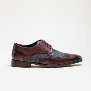 Cavani Faro Tweed Schoenen Bordo