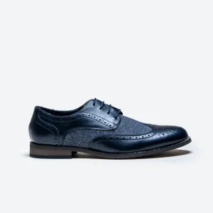 Cavani Oliver Tweed Schoenen - Navy