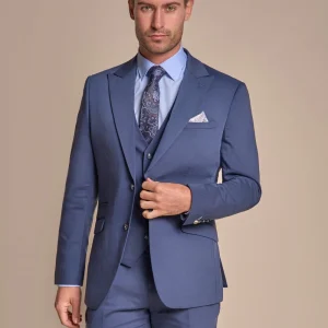 3-delig Blauw Herenpak - Specter Teal