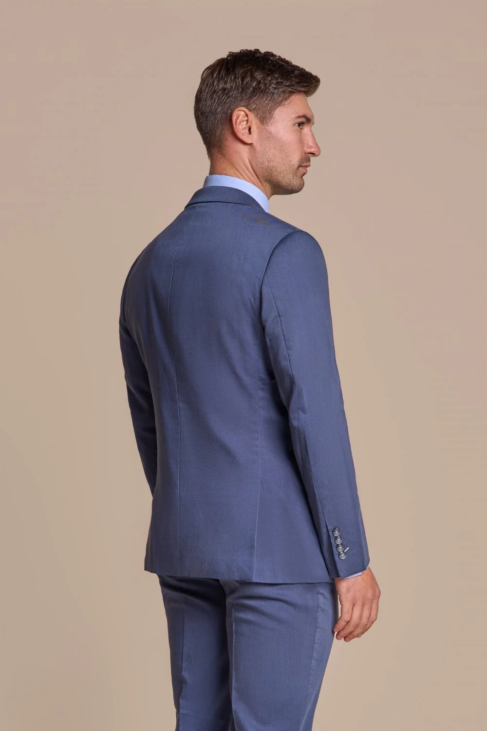 3-delig Blauw Herenpak - Specter Teal - Afbeelding 4