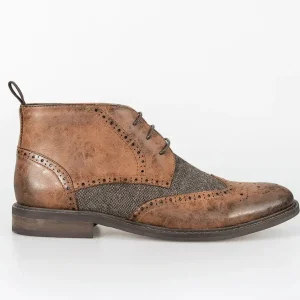 Lichtbruine veterboots / Cavani Curtis lace up boots