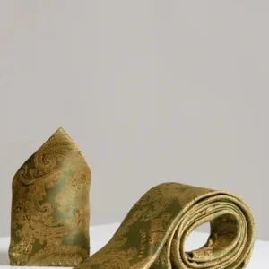 Marc Darcy Gentlemens set tan stropdas en pochet