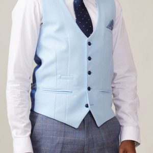 Kelvin Sky Gilet - Single Breasted