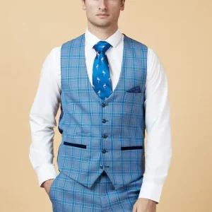 Marc Darcy - Gilet Jose Sky Blue