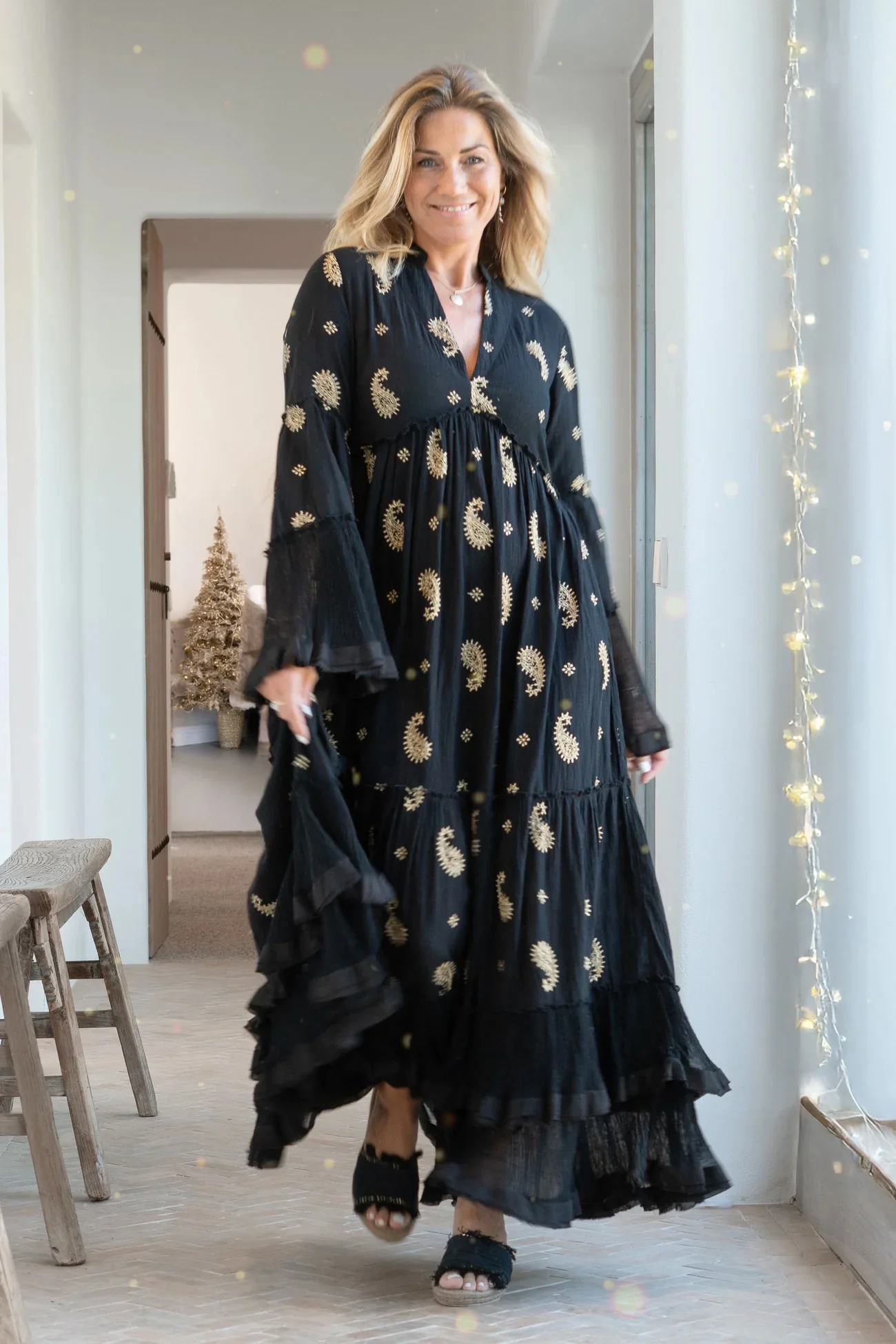 Maxi Dress Dali Esencia Black