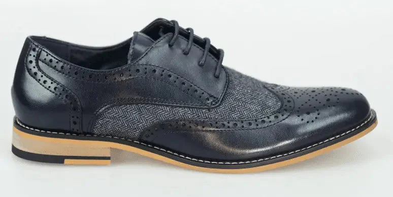 Navy blue tweed schoenen / Cavani Horatio Navy