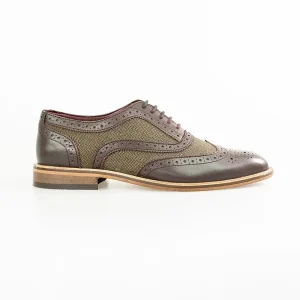 Nette schoenen | Cavani Ellington brown tweed