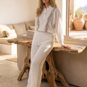 Pantalon Tonia Scorva White