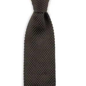 Stropdas bruin gebreid - Sir Redman