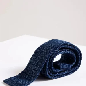 Stropdas Marc Darcy blue marl knitted