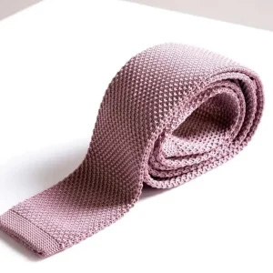 Stropdas Marc Darcy pink knitted