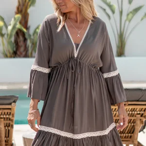 Tunic Isabella Crochet Taupe