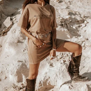 Nova T-shirt Dress Brown