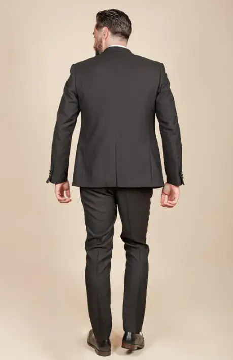 Zwarte Smoking 3 delig - Afbeelding 9